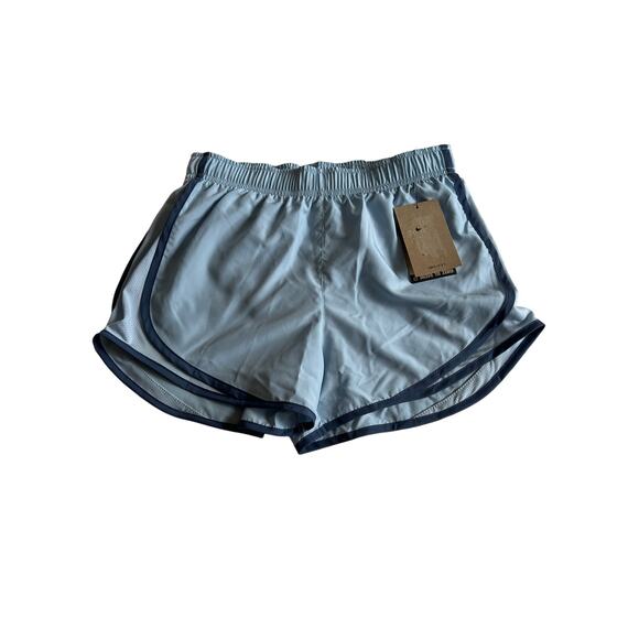 Nike Women's Dri-FIT Tempo Mid-Rise Brief-Lined Running Shorts in Blue, size S - Picture 4 of 6